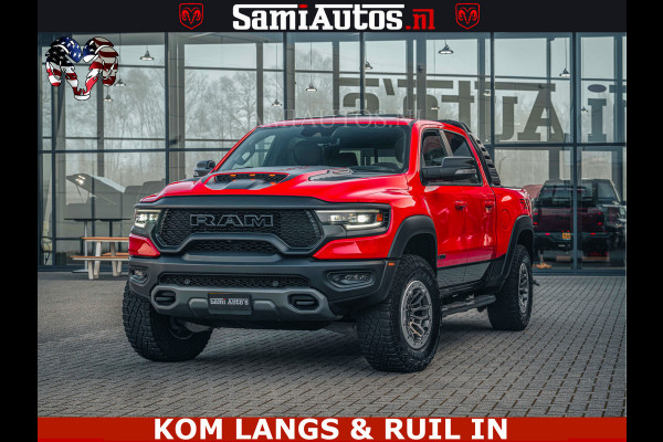 Dodge Ram TRX HELLCAT | 6.2 V8 702PK | FLAME RED | BOM VOL | CARBON | RAMBAR | HUD | LPG | BEAD-LOCK WHEELS | CREW CAB 5 PERSOONS | BEDRIJFS AUTO DUBBELE CABINE DC |