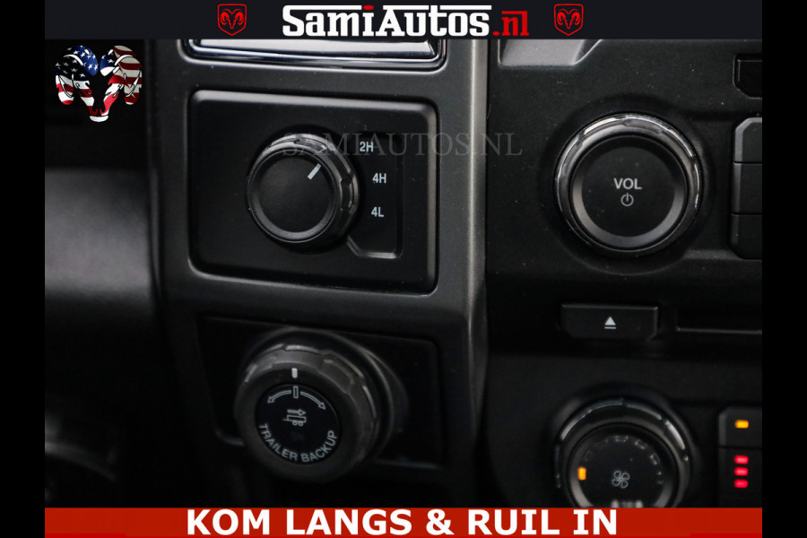 Ford USA F-150 5.0 V8 4X4 | MAT OLIVE GREEN | ZEER DIK | CAMERA | 3500KG | PANORAMA | LEDER | GO RHINO ROLLBAR | CRUISE CONTROL | PRINS LPG | BAKFLIP COVER | Deze pick-up is leverbaar met zowel een groot rijbewijs (C) als een klein rijbewijs (B). Laat ons weten wat jouw voorkeur is.