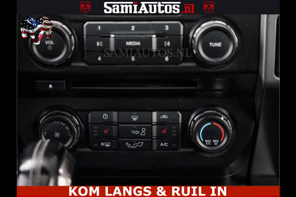 Ford USA F-150 5.0 V8 4X4 | MAT OLIVE GREEN | ZEER DIK | CAMERA | 3500KG | PANORAMA | LEDER | GO RHINO ROLLBAR | CRUISE CONTROL | PRINS LPG | BAKFLIP COVER | Deze pick-up is leverbaar met zowel een groot rijbewijs (C) als een klein rijbewijs (B). Laat ons weten wat jouw voorkeur is.