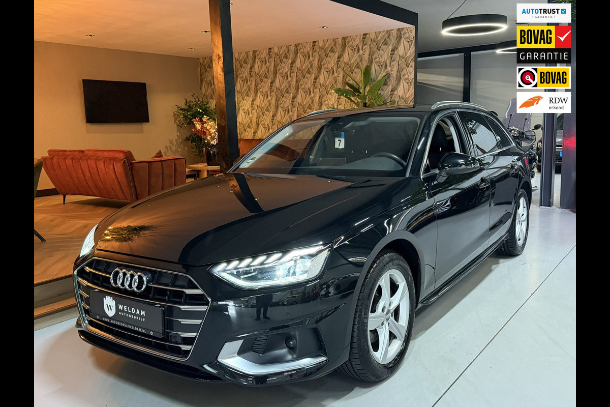 Audi A4 Avant 40 TFSI 190pk | Elek Achterklep | Stoelverwarming | Matrix LED | Getint Glas | Keyless | Adaptieve Cruise | Rijklaar