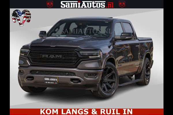 Dodge Ram LIMITED | 5.7 V8 HEMI 402PK | TUFF WIELEN | MEEST VOLLE LIMITED | PRACHTIGE KLEUR GRANITE CRYSTAL PEARL | CREW CAB | DUBBELE CABINE DC 5 PERSOONS | CREW CAB 5 PERSOONS | DUBBELE CABINE DC | MEEST ROYALE EN COMFORTABELE BEDRIJFSAUTO | HEAD-UP | LUCHTVERING | RONDOM CAMERA | MWK KLEP | PANORAMA DAK |