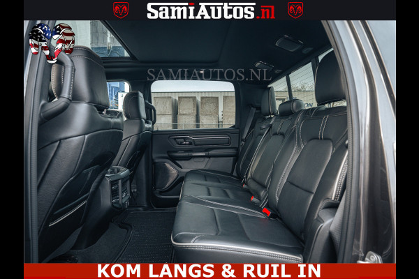 Dodge Ram LIMITED | 5.7 V8 HEMI 402PK | TUFF WIELEN | MEEST VOLLE LIMITED | PRACHTIGE KLEUR GRANITE CRYSTAL PEARL | CREW CAB | DUBBELE CABINE DC 5 PERSOONS | CREW CAB 5 PERSOONS | DUBBELE CABINE DC | MEEST ROYALE EN COMFORTABELE BEDRIJFSAUTO | HEAD-UP | LUCHTVERING | RONDOM CAMERA | MWK KLEP | PANORAMA DAK |