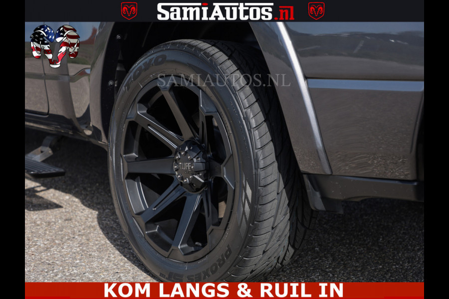 Dodge Ram LIMITED | 5.7 V8 HEMI 402PK | TUFF WIELEN | MEEST VOLLE LIMITED | PRACHTIGE KLEUR GRANITE CRYSTAL PEARL | CREW CAB | DUBBELE CABINE DC 5 PERSOONS | CREW CAB 5 PERSOONS | DUBBELE CABINE DC | MEEST ROYALE EN COMFORTABELE BEDRIJFSAUTO | HEAD-UP | LUCHTVERING | RONDOM CAMERA | MWK KLEP | PANORAMA DAK |
