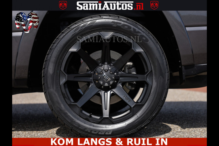 Dodge Ram LIMITED | 5.7 V8 HEMI 402PK | TUFF WIELEN | MEEST VOLLE LIMITED | PRACHTIGE KLEUR GRANITE CRYSTAL PEARL | CREW CAB | DUBBELE CABINE DC 5 PERSOONS | CREW CAB 5 PERSOONS | DUBBELE CABINE DC | MEEST ROYALE EN COMFORTABELE BEDRIJFSAUTO | HEAD-UP | LUCHTVERING | RONDOM CAMERA | MWK KLEP | PANORAMA DAK |