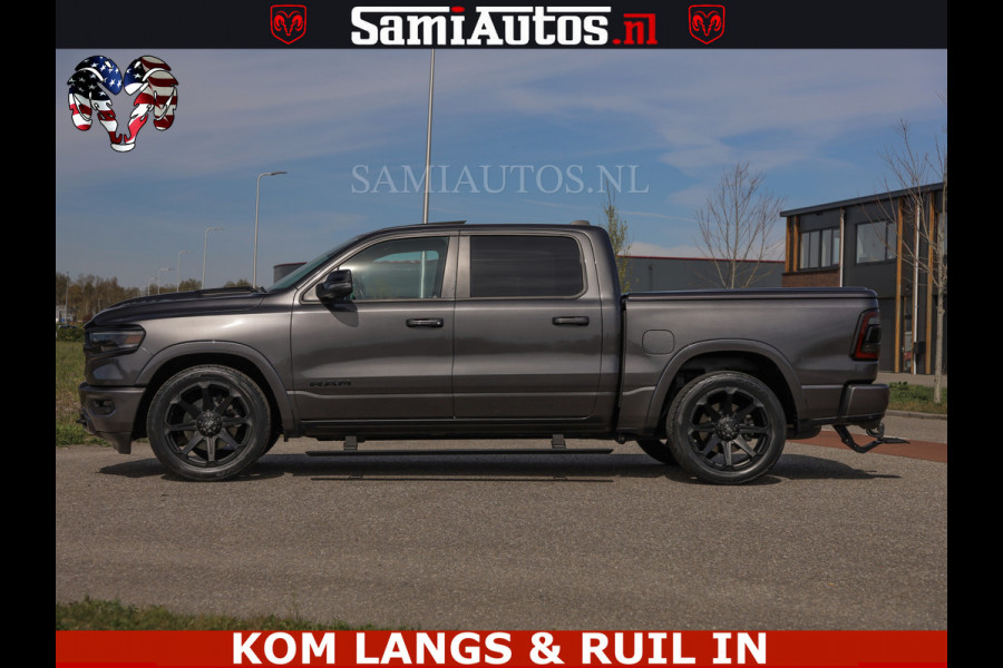 Dodge Ram LIMITED | 5.7 V8 HEMI 402PK | TUFF WIELEN | MEEST VOLLE LIMITED | PRACHTIGE KLEUR GRANITE CRYSTAL PEARL | CREW CAB | DUBBELE CABINE DC 5 PERSOONS | CREW CAB 5 PERSOONS | DUBBELE CABINE DC | MEEST ROYALE EN COMFORTABELE BEDRIJFSAUTO | HEAD-UP | LUCHTVERING | RONDOM CAMERA | MWK KLEP | PANORAMA DAK |