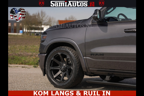 Dodge Ram LIMITED | 5.7 V8 HEMI 402PK | TUFF WIELEN | MEEST VOLLE LIMITED | PRACHTIGE KLEUR GRANITE CRYSTAL PEARL | CREW CAB | DUBBELE CABINE DC 5 PERSOONS | CREW CAB 5 PERSOONS | DUBBELE CABINE DC | MEEST ROYALE EN COMFORTABELE BEDRIJFSAUTO | HEAD-UP | LUCHTVERING | RONDOM CAMERA | MWK KLEP | PANORAMA DAK |