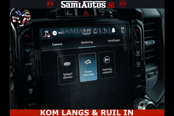 Dodge Ram LIMITED | 5.7 V8 HEMI 402PK | TUFF WIELEN | MEEST VOLLE LIMITED | PRACHTIGE KLEUR GRANITE CRYSTAL PEARL | CREW CAB | DUBBELE CABINE DC 5 PERSOONS | CREW CAB 5 PERSOONS | DUBBELE CABINE DC | MEEST ROYALE EN COMFORTABELE BEDRIJFSAUTO | HEAD-UP | LUCHTVERING | RONDOM CAMERA | MWK KLEP | PANORAMA DAK |