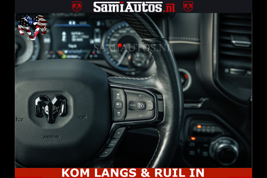 Dodge Ram LIMITED | 5.7 V8 HEMI 402PK | TUFF WIELEN | MEEST VOLLE LIMITED | PRACHTIGE KLEUR GRANITE CRYSTAL PEARL | CREW CAB | DUBBELE CABINE DC 5 PERSOONS | CREW CAB 5 PERSOONS | DUBBELE CABINE DC | MEEST ROYALE EN COMFORTABELE BEDRIJFSAUTO | HEAD-UP | LUCHTVERING | RONDOM CAMERA | MWK KLEP | PANORAMA DAK |