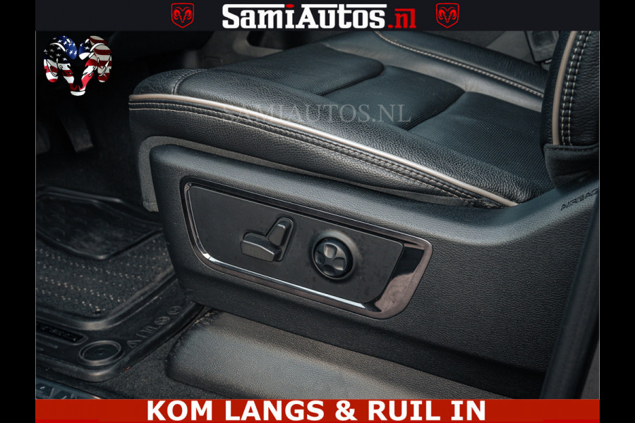 Dodge Ram LIMITED | 5.7 V8 HEMI 402PK | TUFF WIELEN | MEEST VOLLE LIMITED | PRACHTIGE KLEUR GRANITE CRYSTAL PEARL | CREW CAB | DUBBELE CABINE DC 5 PERSOONS | CREW CAB 5 PERSOONS | DUBBELE CABINE DC | MEEST ROYALE EN COMFORTABELE BEDRIJFSAUTO | HEAD-UP | LUCHTVERING | RONDOM CAMERA | MWK KLEP | PANORAMA DAK |