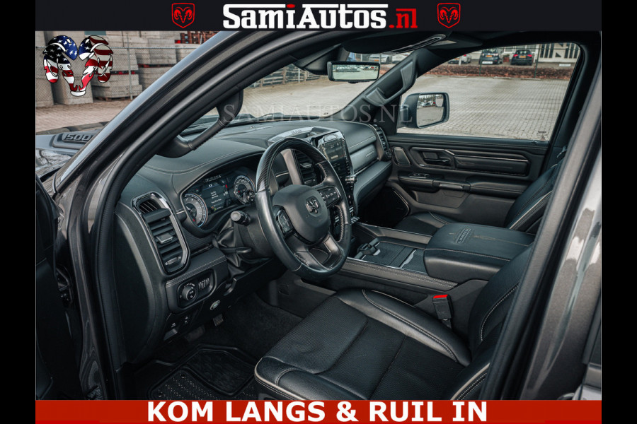 Dodge Ram LIMITED | 5.7 V8 HEMI 402PK | TUFF WIELEN | MEEST VOLLE LIMITED | PRACHTIGE KLEUR GRANITE CRYSTAL PEARL | CREW CAB | DUBBELE CABINE DC 5 PERSOONS | CREW CAB 5 PERSOONS | DUBBELE CABINE DC | MEEST ROYALE EN COMFORTABELE BEDRIJFSAUTO | HEAD-UP | LUCHTVERING | RONDOM CAMERA | MWK KLEP | PANORAMA DAK |