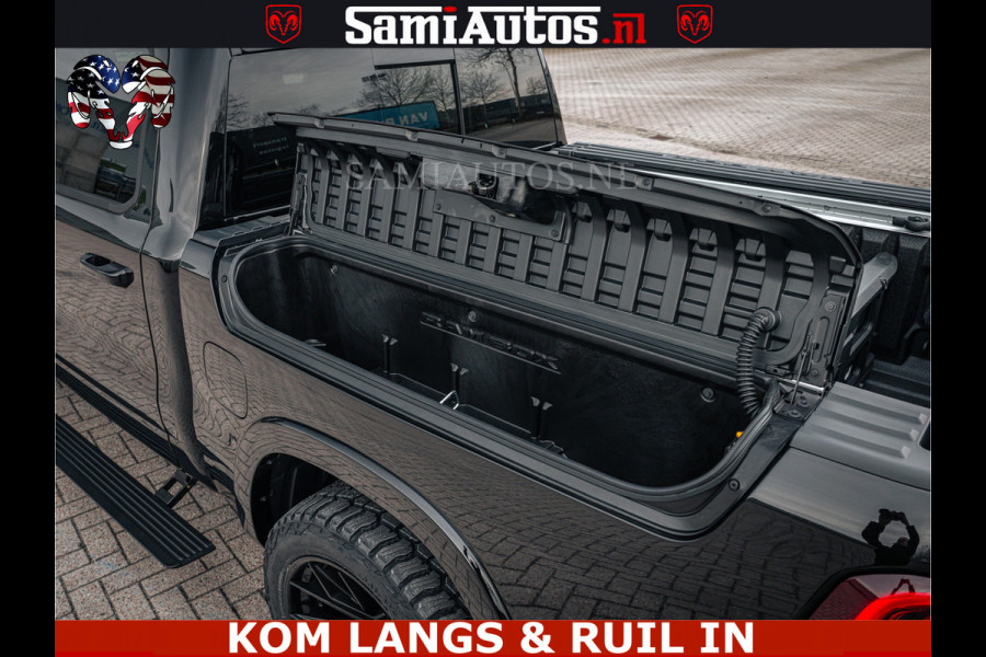 Dodge Ram LIMITED NIGHT H.O 540HP 706Nm | Massage + Full Option | De Meest Luxe en Volle Pick-Up in zijn Klasse | Comfortabele Dubbele Cabine met Royale 5 Zitplaatsen | BPM vrij | Nu Leverbaar uit Voorraad | Voorraad Nr 2370 - 5411