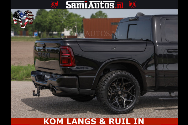 Dodge Ram TUNGSTEN BLACK OPS | 540 PK | HIGH END | MASSAGE | RAM VOL | LIMITED EDITION | DC | ROYALE 5 PERSOONS DUBBELE CABINE | GRIJSKENTEKEN | MEEST LUXE PICK UP | EERSTE EIGENAAR |