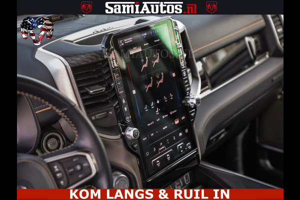 Dodge Ram TUNGSTEN BLACK OPS | 540 PK | HIGH END | MASSAGE | RAM VOL | LIMITED EDITION | DC | ROYALE 5 PERSOONS DUBBELE CABINE | GRIJSKENTEKEN | MEEST LUXE PICK UP | EERSTE EIGENAAR |