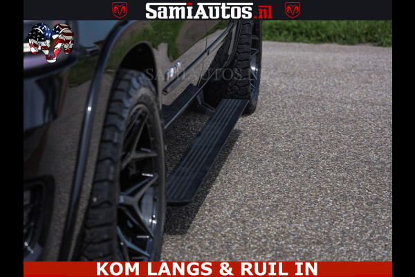 Dodge Ram TUNGSTEN BLACK OPS | 540 PK | HIGH END | MASSAGE | RAM VOL | LIMITED EDITION | DC | ROYALE 5 PERSOONS DUBBELE CABINE | GRIJSKENTEKEN | MEEST LUXE PICK UP | EERSTE EIGENAAR |