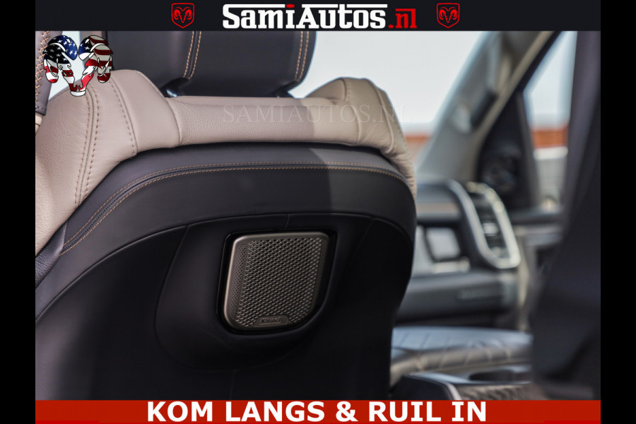 Dodge Ram TUNGSTEN BLACK OPS | 540 PK | HIGH END | MASSAGE | RAM VOL | LIMITED EDITION | DC | ROYALE 5 PERSOONS DUBBELE CABINE | GRIJSKENTEKEN | MEEST LUXE PICK UP | EERSTE EIGENAAR |