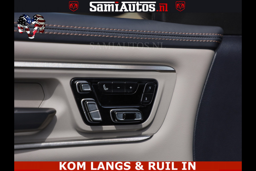 Dodge Ram TUNGSTEN BLACK OPS | 540 PK | HIGH END | MASSAGE | RAM VOL | LIMITED EDITION | DC | ROYALE 5 PERSOONS DUBBELE CABINE | GRIJSKENTEKEN | MEEST LUXE PICK UP | EERSTE EIGENAAR |
