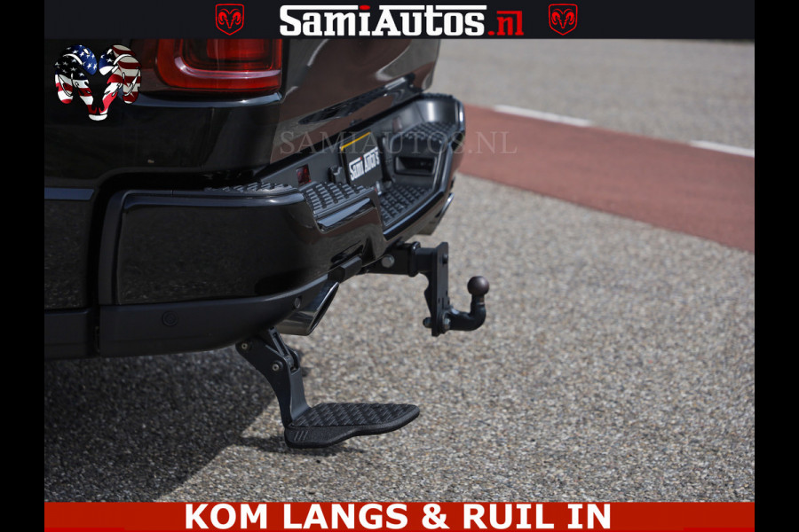Dodge Ram TUNGSTEN BLACK OPS | 540 PK | HIGH END | MASSAGE | RAM VOL | LIMITED EDITION | DC | ROYALE 5 PERSOONS DUBBELE CABINE | GRIJSKENTEKEN | MEEST LUXE PICK UP | EERSTE EIGENAAR |