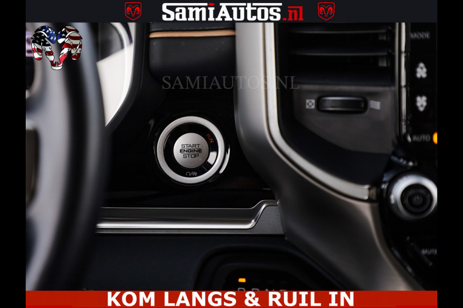 Dodge Ram TUNGSTEN BLACK OPS | 540 PK | HIGH END | MASSAGE | RAM VOL | LIMITED EDITION | DC | ROYALE 5 PERSOONS DUBBELE CABINE | GRIJSKENTEKEN | MEEST LUXE PICK UP | EERSTE EIGENAAR |