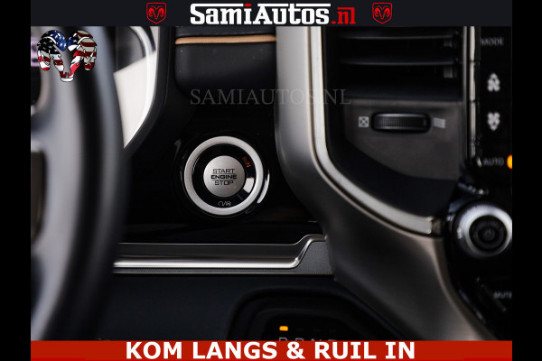 Dodge Ram TUNGSTEN BLACK OPS | 540 PK | HIGH END | MASSAGE | RAM VOL | LIMITED EDITION | DC | ROYALE 5 PERSOONS DUBBELE CABINE | GRIJSKENTEKEN | MEEST LUXE PICK UP | EERSTE EIGENAAR |