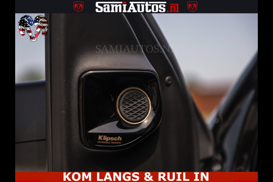 Dodge Ram TUNGSTEN BLACK OPS | 540 PK | HIGH END | MASSAGE | RAM VOL | LIMITED EDITION | DC | ROYALE 5 PERSOONS DUBBELE CABINE | GRIJSKENTEKEN | MEEST LUXE PICK UP | EERSTE EIGENAAR |