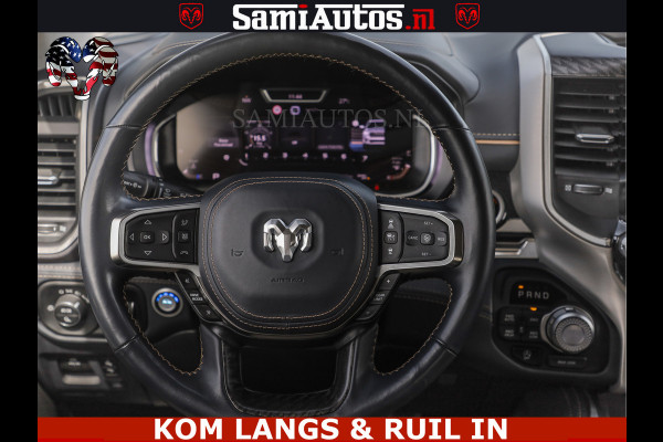 Dodge Ram TUNGSTEN BLACK OPS | 540 PK | HIGH END | MASSAGE | RAM VOL | LIMITED EDITION | DC | ROYALE 5 PERSOONS DUBBELE CABINE | GRIJSKENTEKEN | MEEST LUXE PICK UP | EERSTE EIGENAAR |