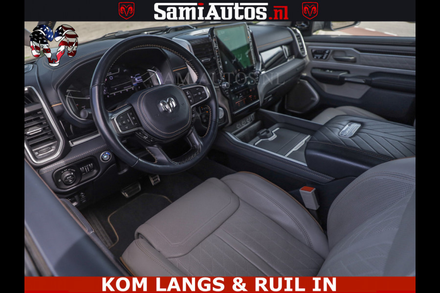 Dodge Ram TUNGSTEN BLACK OPS | 540 PK | HIGH END | MASSAGE | RAM VOL | LIMITED EDITION | DC | ROYALE 5 PERSOONS DUBBELE CABINE | GRIJSKENTEKEN | MEEST LUXE PICK UP | EERSTE EIGENAAR |