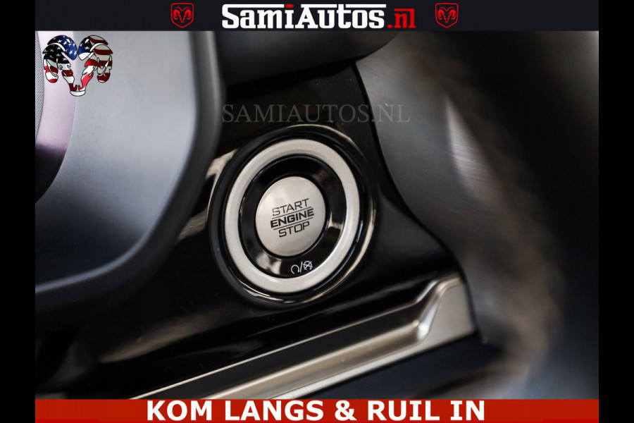 Dodge Ram TUNGSTEN BLACK OPS | 540 PK | HIGH END | MASSAGE | RAM VOL | LIMITED EDITION | DC | ROYALE 5 PERSOONS DUBBELE CABINE | GRIJSKENTEKEN | MEEST LUXE PICK UP | EERSTE EIGENAAR |