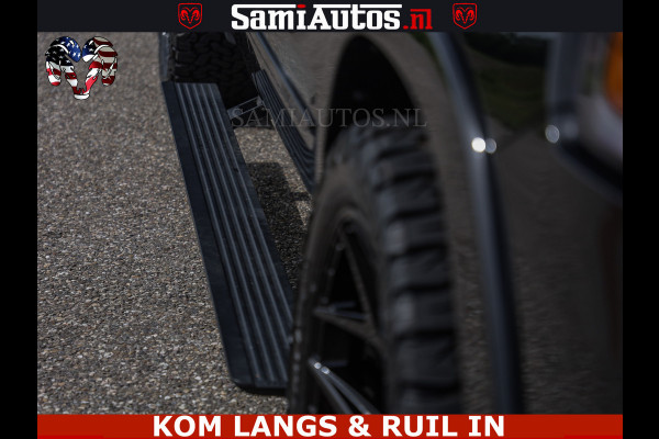 Dodge Ram TUNGSTEN BLACK OPS | 540 PK | HIGH END | MASSAGE | RAM VOL | LIMITED EDITION | DC | ROYALE 5 PERSOONS DUBBELE CABINE | GRIJSKENTEKEN | MEEST LUXE PICK UP | EERSTE EIGENAAR |