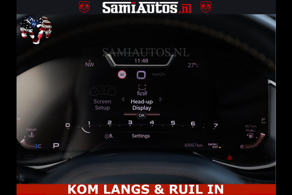 Dodge Ram TUNGSTEN BLACK OPS | 540 PK | HIGH END | MASSAGE | RAM VOL | LIMITED EDITION | DC | ROYALE 5 PERSOONS DUBBELE CABINE | GRIJSKENTEKEN | MEEST LUXE PICK UP | EERSTE EIGENAAR |