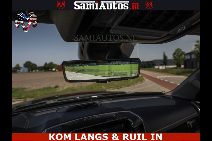 Dodge Ram TUNGSTEN BLACK OPS | 540 PK | HIGH END | MASSAGE | RAM VOL | LIMITED EDITION | DC | ROYALE 5 PERSOONS DUBBELE CABINE | GRIJSKENTEKEN | MEEST LUXE PICK UP | EERSTE EIGENAAR |