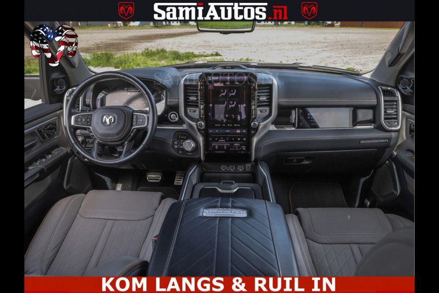 Dodge Ram TUNGSTEN BLACK OPS | 540 PK | HIGH END | MASSAGE | RAM VOL | LIMITED EDITION | DC | ROYALE 5 PERSOONS DUBBELE CABINE | GRIJSKENTEKEN | MEEST LUXE PICK UP | EERSTE EIGENAAR |