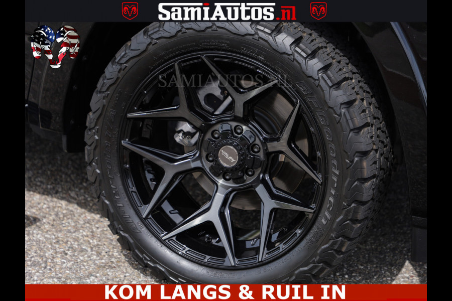 Dodge Ram TUNGSTEN BLACK OPS | 540 PK | HIGH END | MASSAGE | RAM VOL | LIMITED EDITION | DC | ROYALE 5 PERSOONS DUBBELE CABINE | GRIJSKENTEKEN | MEEST LUXE PICK UP | EERSTE EIGENAAR |