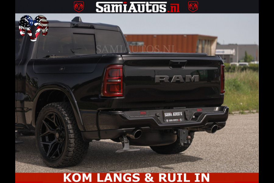 Dodge Ram TUNGSTEN BLACK OPS | 540 PK | HIGH END | MASSAGE | RAM VOL | LIMITED EDITION | DC | ROYALE 5 PERSOONS DUBBELE CABINE | GRIJSKENTEKEN | MEEST LUXE PICK UP | EERSTE EIGENAAR |