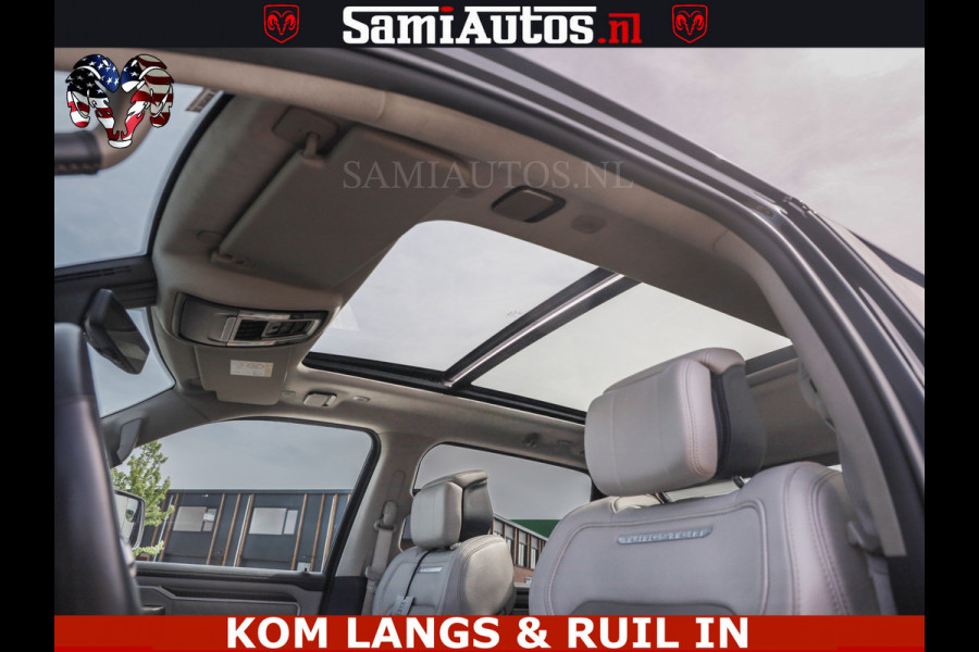 Dodge Ram TUNGSTEN BLACK OPS | 540 PK | HIGH END | MASSAGE | RAM VOL | LIMITED EDITION | DC | ROYALE 5 PERSOONS DUBBELE CABINE | GRIJSKENTEKEN | MEEST LUXE PICK UP | EERSTE EIGENAAR |