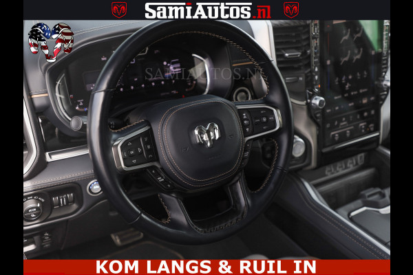 Dodge Ram TUNGSTEN BLACK OPS | 540 PK | HIGH END | MASSAGE | RAM VOL | LIMITED EDITION | DC | ROYALE 5 PERSOONS DUBBELE CABINE | GRIJSKENTEKEN | MEEST LUXE PICK UP | EERSTE EIGENAAR |