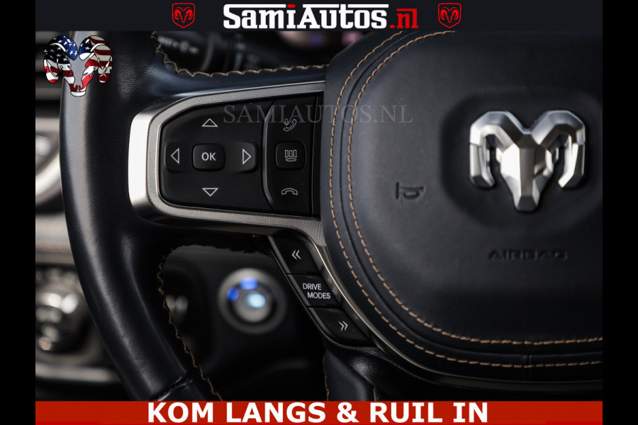 Dodge Ram TUNGSTEN BLACK OPS | 540 PK | HIGH END | MASSAGE | RAM VOL | LIMITED EDITION | DC | ROYALE 5 PERSOONS DUBBELE CABINE | GRIJSKENTEKEN | MEEST LUXE PICK UP | EERSTE EIGENAAR |