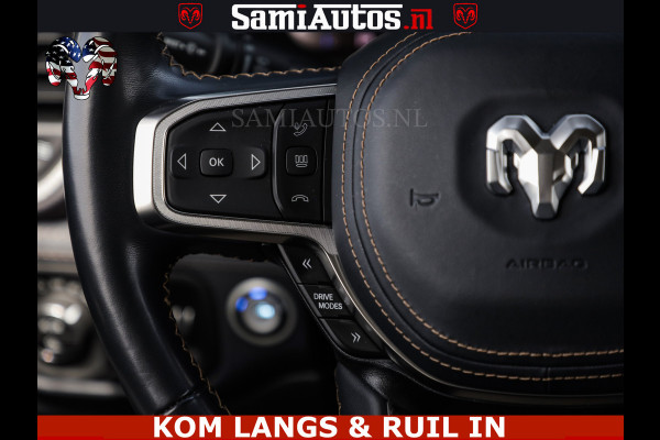 Dodge Ram TUNGSTEN BLACK OPS | 540 PK | HIGH END | MASSAGE | RAM VOL | LIMITED EDITION | DC | ROYALE 5 PERSOONS DUBBELE CABINE | GRIJSKENTEKEN | MEEST LUXE PICK UP | EERSTE EIGENAAR |