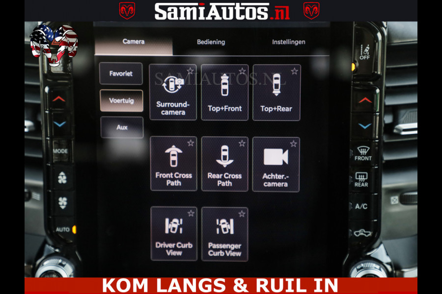 Dodge Ram TUNGSTEN BLACK OPS | 540 PK | HIGH END | MASSAGE | RAM VOL | LIMITED EDITION | DC | ROYALE 5 PERSOONS DUBBELE CABINE | GRIJSKENTEKEN | MEEST LUXE PICK UP | EERSTE EIGENAAR |