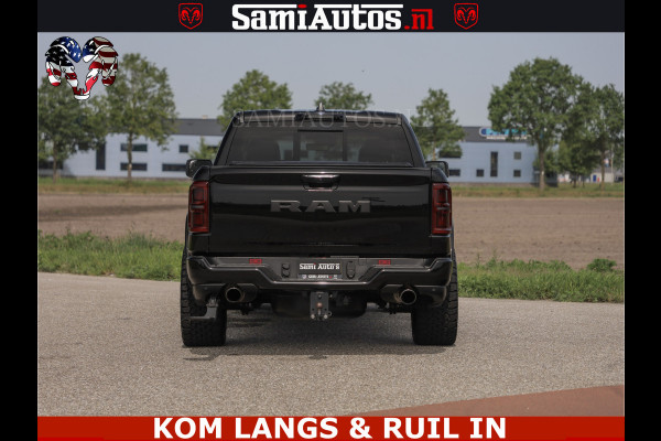 Dodge Ram TUNGSTEN BLACK OPS | 540 PK | HIGH END | MASSAGE | RAM VOL | LIMITED EDITION | DC | ROYALE 5 PERSOONS DUBBELE CABINE | GRIJSKENTEKEN | MEEST LUXE PICK UP | EERSTE EIGENAAR |