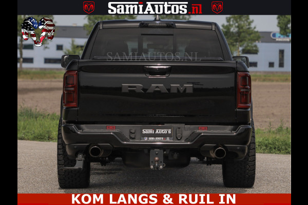 Dodge Ram TUNGSTEN BLACK OPS | 540 PK | HIGH END | MASSAGE | RAM VOL | LIMITED EDITION | DC | ROYALE 5 PERSOONS DUBBELE CABINE | GRIJSKENTEKEN | MEEST LUXE PICK UP | EERSTE EIGENAAR |