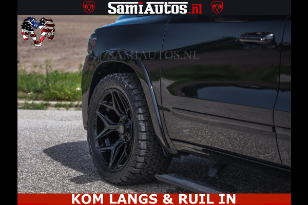 Dodge Ram TUNGSTEN BLACK OPS | 540 PK | HIGH END | MASSAGE | RAM VOL | LIMITED EDITION | DC | ROYALE 5 PERSOONS DUBBELE CABINE | GRIJSKENTEKEN | MEEST LUXE PICK UP | EERSTE EIGENAAR |