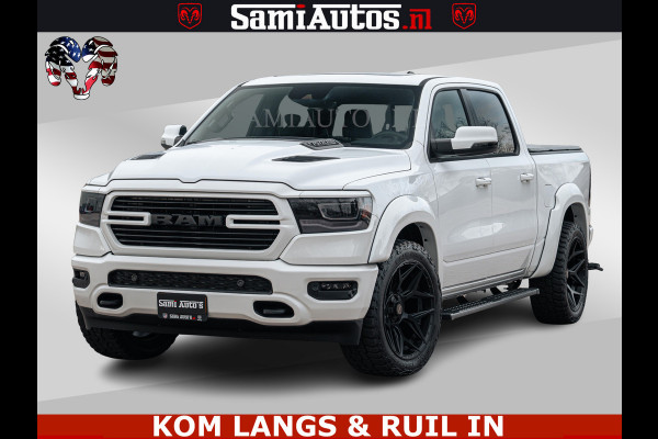 Dodge Ram V8 5.7 402PK | LARAMIE SPORT | Krachtige Hemi | Panorama Dak | 12' Scherm | LPG | Comfortabele Dubbele Cabine met Royale 5 Zitplaatsen | NIEUW EN BPM vrij | Nu Leverbaar uit Voorraad | Nr 2529 - 1277 |