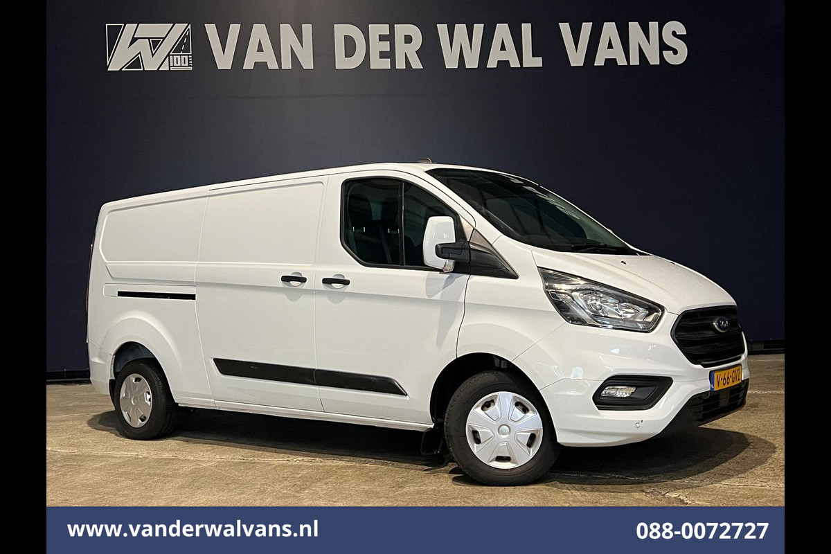 Ford Transit Custom 2.0 TDCI L2H1 Euro6 Airco | Camera | 2800kg trekvermogen | Apple Carplay | Cruisecontrol | LED | Parkeersensoren Android Auto, Verwarmde voorruit, Bijrijdersbank