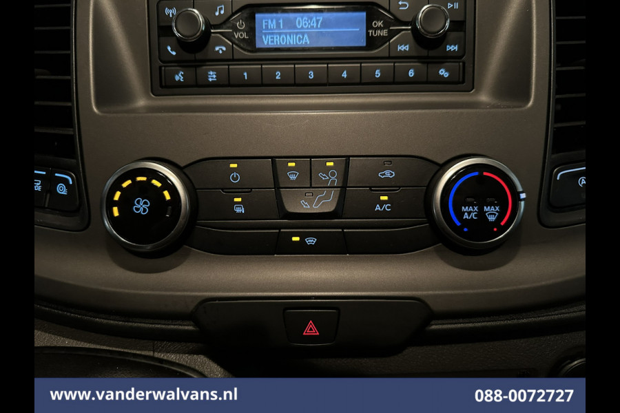 Ford Transit Custom 2.0 TDCI 130pk L2H1 Euro6 Airco | LED | Cruisecontrol | Verwarmde voorruit | Parkeersensoren Bijrijdersbank, 2800kg trekvermogen