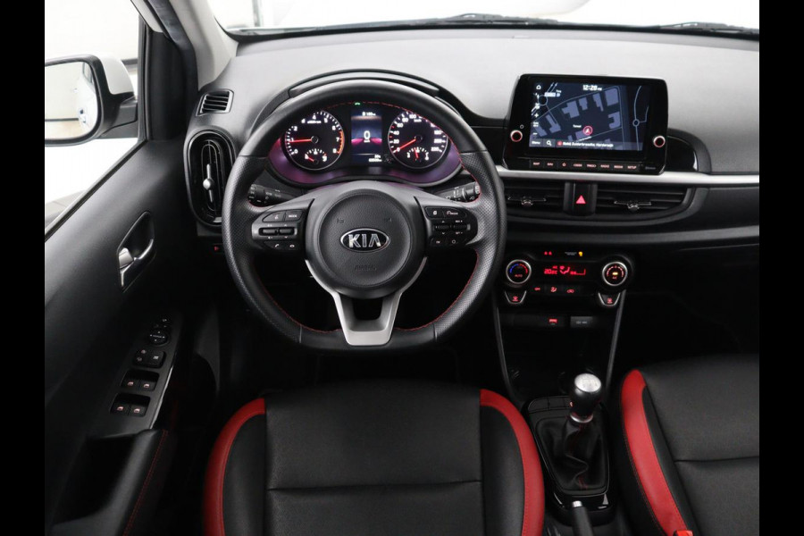 Kia Picanto 1.0 DPi GT-Line | Leder | Carplay | Camera | Navigatie | Cruise control | Climate control | Keyless | Bluetooth | DAB | 1e eigenaar | 63.500km NAP