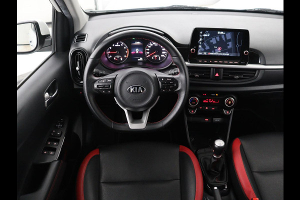 Kia Picanto 1.0 DPi GT-Line | Leder | Carplay | Camera | Navigatie | Cruise control | Climate control | Keyless | Bluetooth | DAB | 1e eigenaar | 63.500km NAP