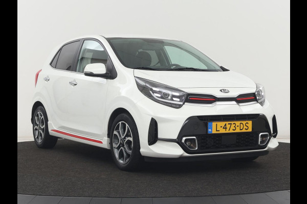 Kia Picanto 1.0 DPi GT-Line | Leder | Carplay | Camera | Navigatie | Cruise control | Climate control | Keyless | Bluetooth | DAB | 1e eigenaar | 63.500km NAP