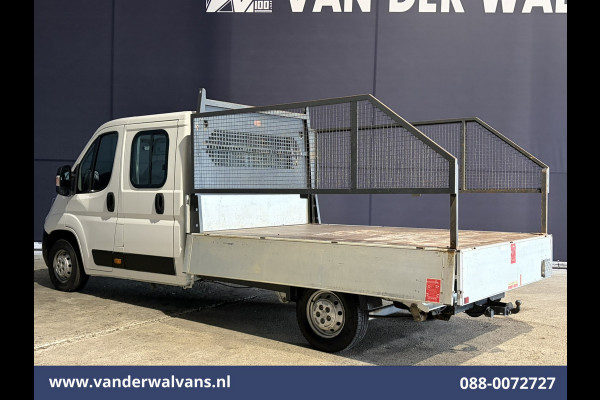 Peugeot Boxer 2.0 BlueHDI 130pk Pick up Dubbel Cabine Open laadbak Euro6 Airco | 7-Zits | Trekhaak | Navigatie
