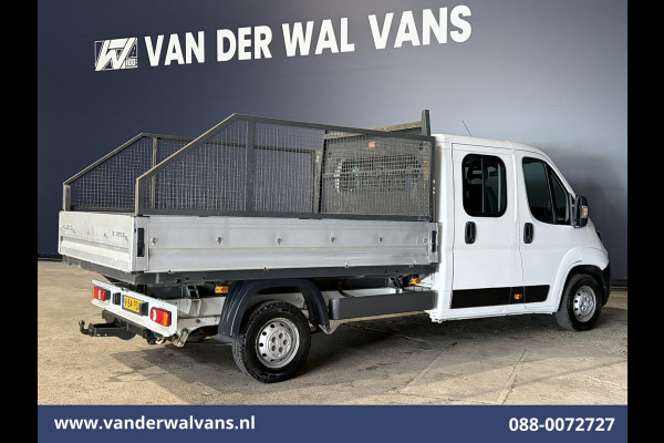 Peugeot Boxer 2.0 BlueHDI 130pk Pick up Dubbel Cabine Open laadbak Euro6 Airco | 7-Zits | Trekhaak | Navigatie