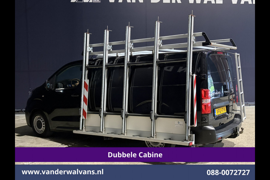 Opel Vivaro 2.0 CDTI 123pk L3H1 Glasresteel Dubbele cabine Euro6 Airco | 5-Zits | Camera | Navigatie | Apple Carplay Android Auto, Cruisecontrol, 2500kg Trekhaak, Parkeersensoren